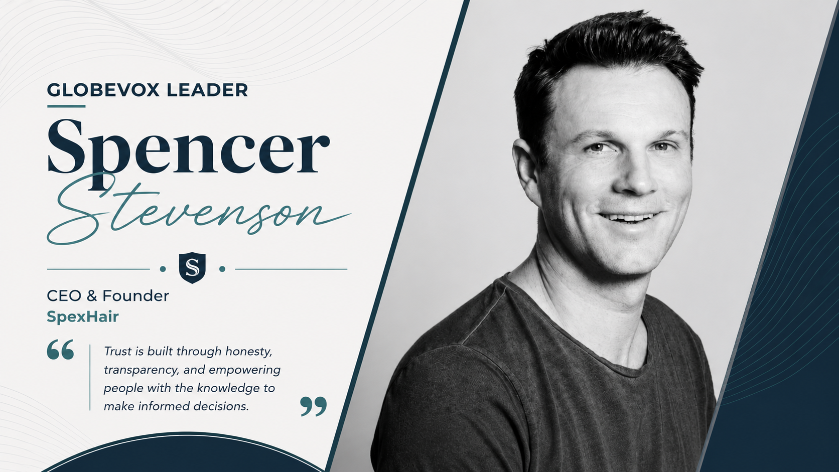 Spencer Stevenson The Patient Advocate Transforming Hair Restoration GlobeVox Leaders