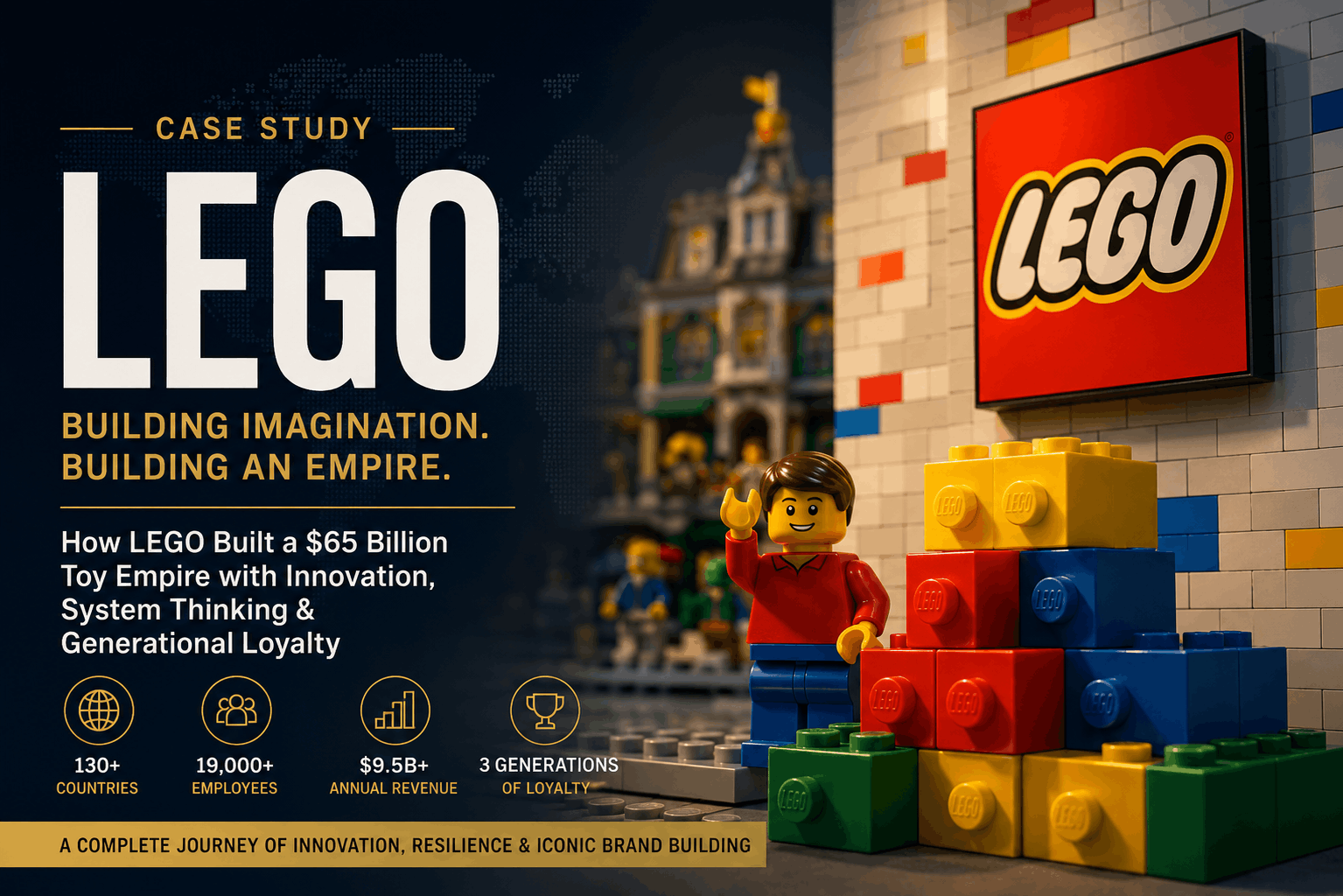How LEGO Built a $65 Billion Toy Empire: A Complete Case Study in Brand Innovation